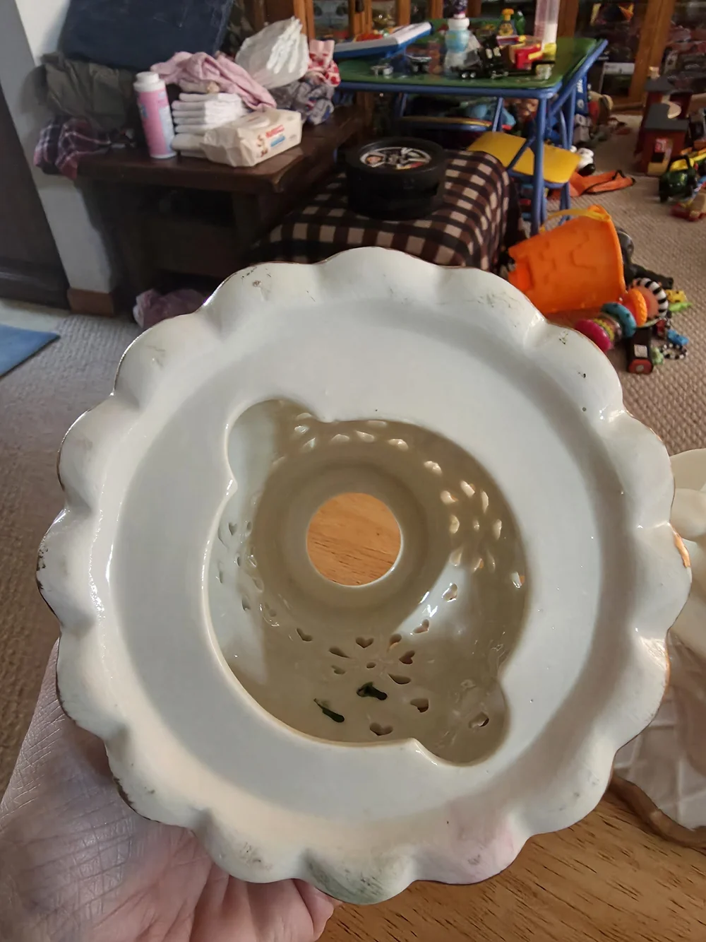 2 Piece Vintage Christmas Fairy Candle Holder